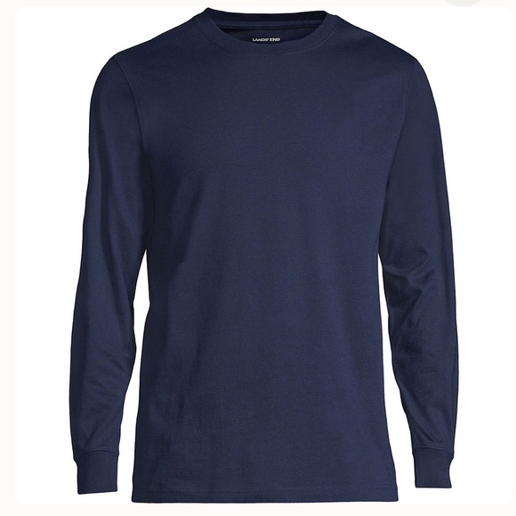 Lands' End Super-T Long Sleeve Shirt - Picture 1 of 6